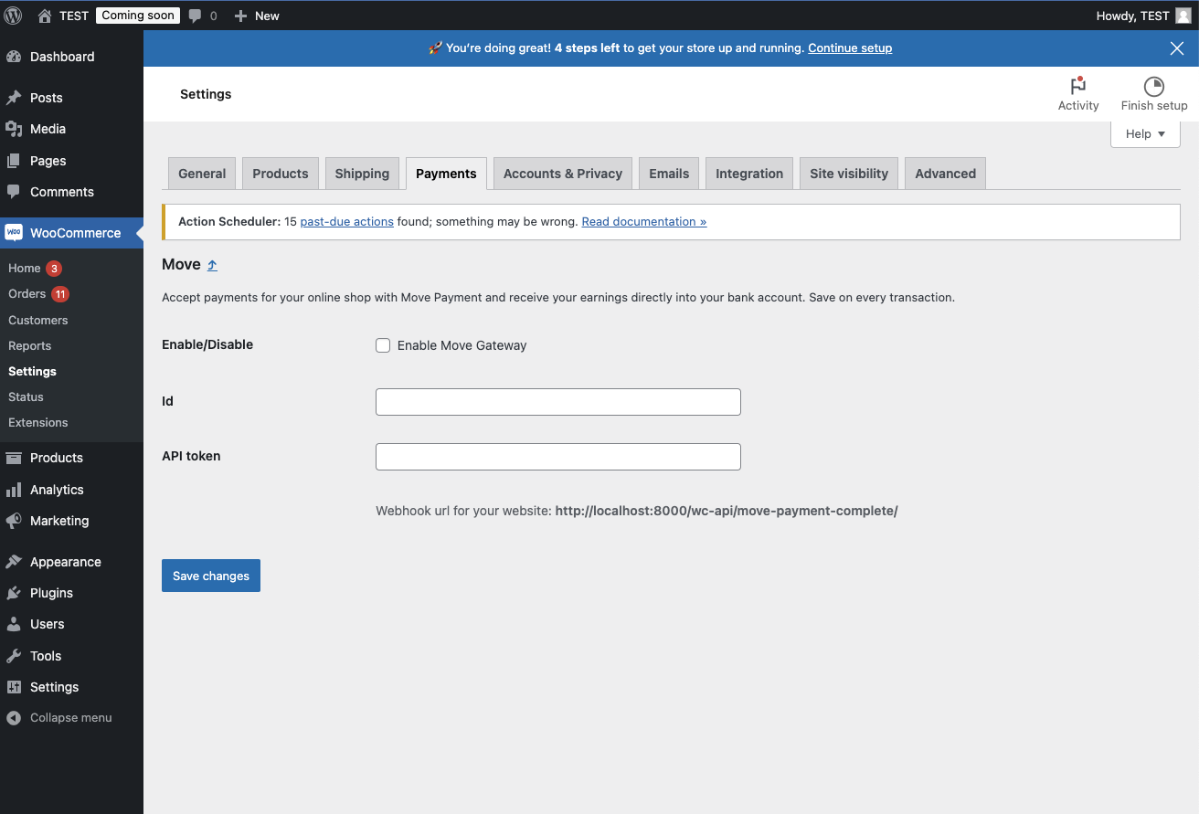 Move Payment Ecommerce API Documentation